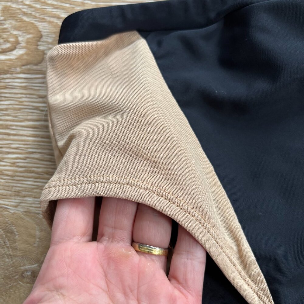 EUC The Bendy Brand Stained Glass Pole Shorts - Black, Size S - Picture 3 of 8